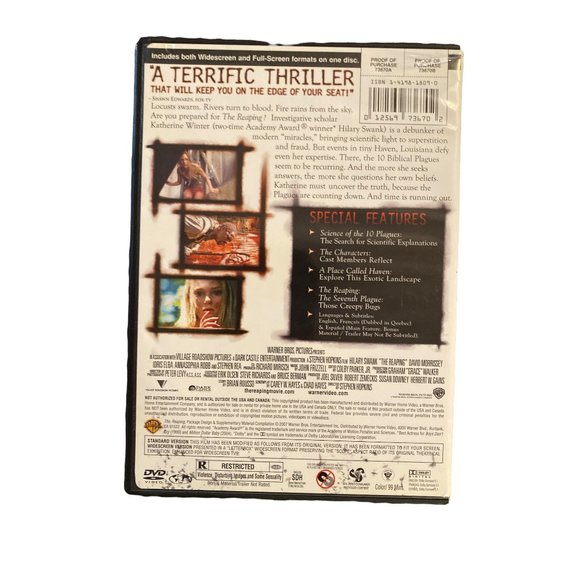 *5 for $10 The Reaping DVD Movie with Sleeve 2007 - Picture 2 of 3
